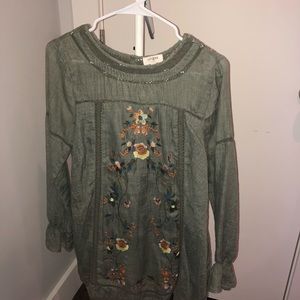 Embroidered summer dress